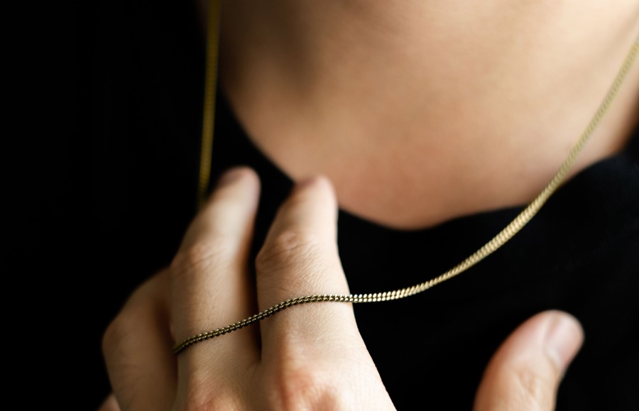 2mm Kubanische Kette Gold Oliver Cabell