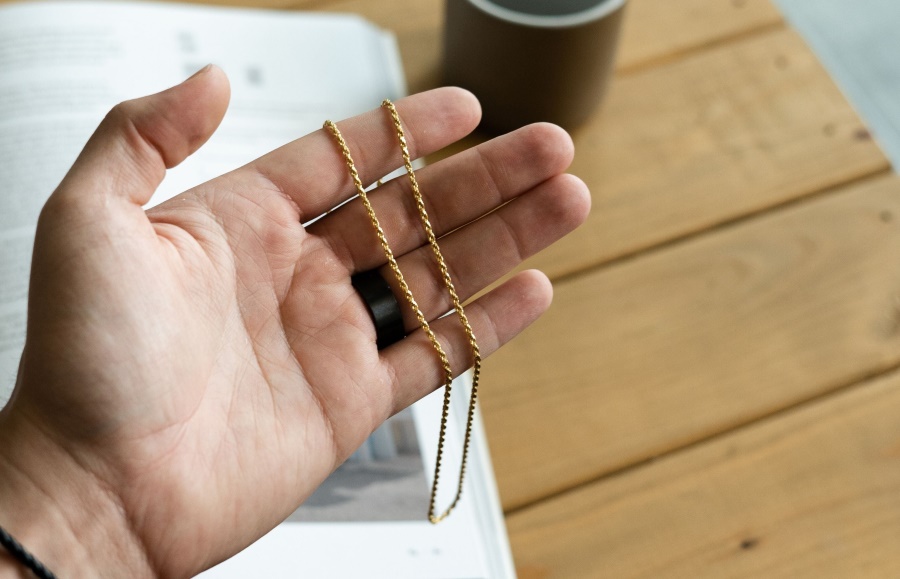 4mm Kordelkette Gold Oliver Cabell