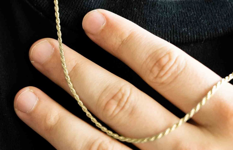 4mm Kordelkette Gold Oliver Cabell