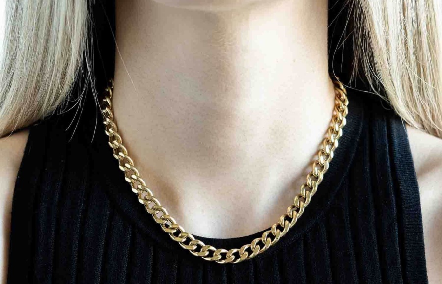 Kubanische Kette Gold Oliver Cabell