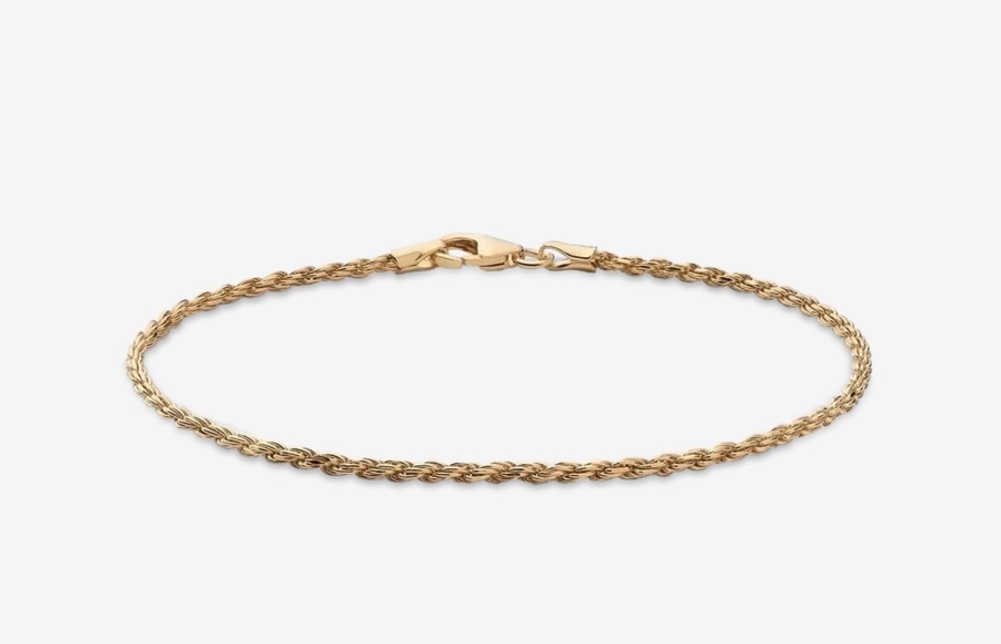 Oliver Cabell 2mm Kordelkette Armband Gold