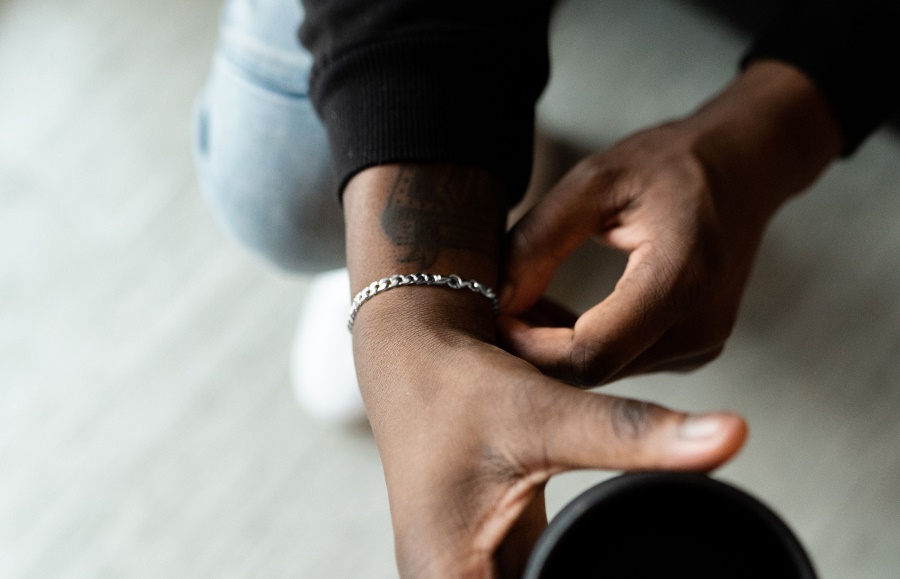 Oliver Cabell 4mm Kubanisches Kettenarmband Silber