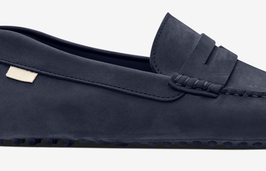 Oliver Cabell Driver Navy Nubuk