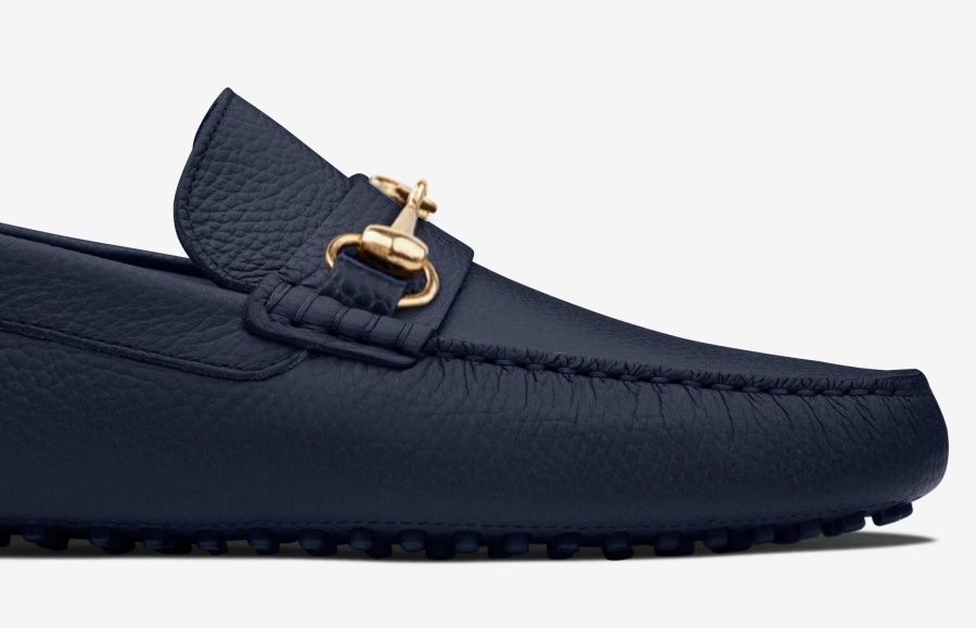 Oliver Cabell Driver Navy Pebbled H B