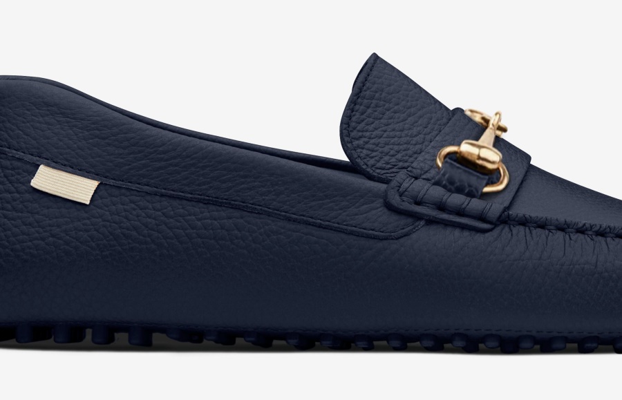 Oliver Cabell Driver Navy Pebbled H B