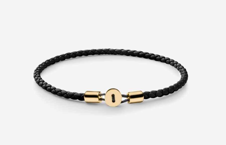 Oliver Cabell Gordon Lederarmband Gold