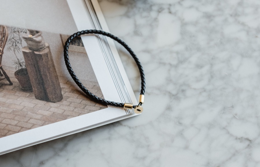 Oliver Cabell Gordon Lederarmband Gold