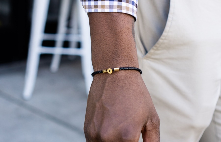 Oliver Cabell Gordon Lederarmband Gold