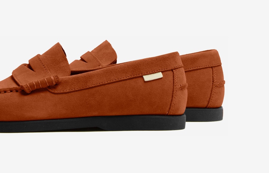 Penny Loafer Kastanie Wildleder Oliver Cabell