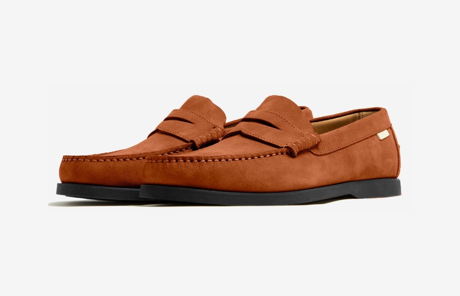 Penny Loafer Kastanie Wildleder Oliver Cabell