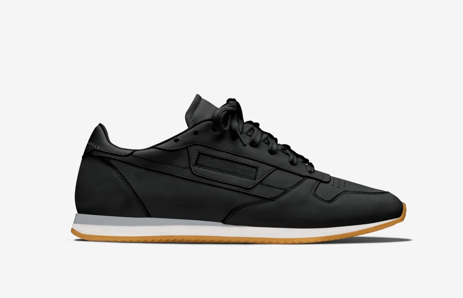 Vintage Läufer Schwarz Oliver Cabell