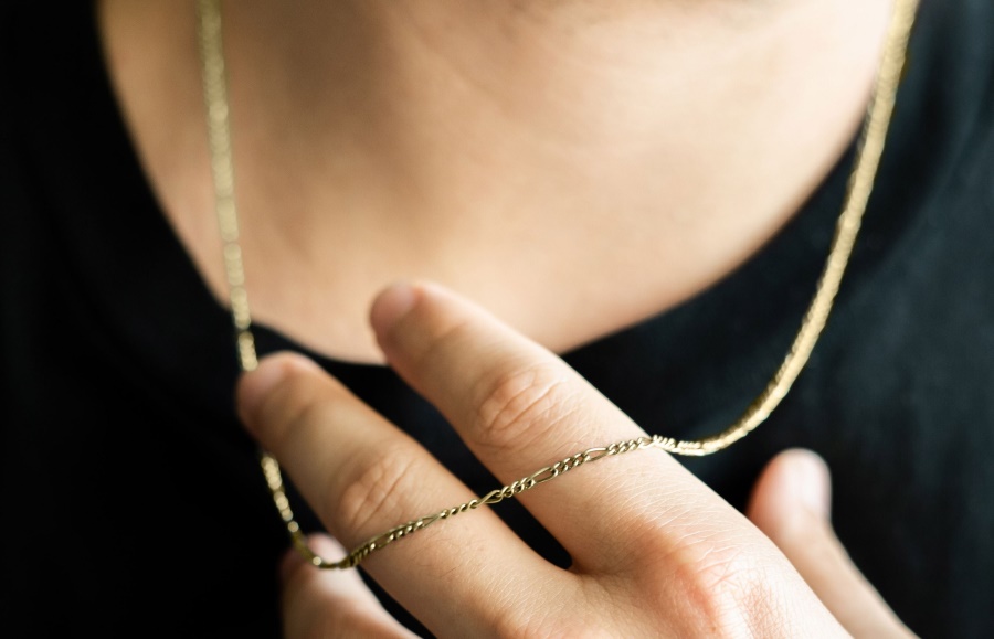 Oliver Cabell 3mm Figaro Kette Gold Trendy