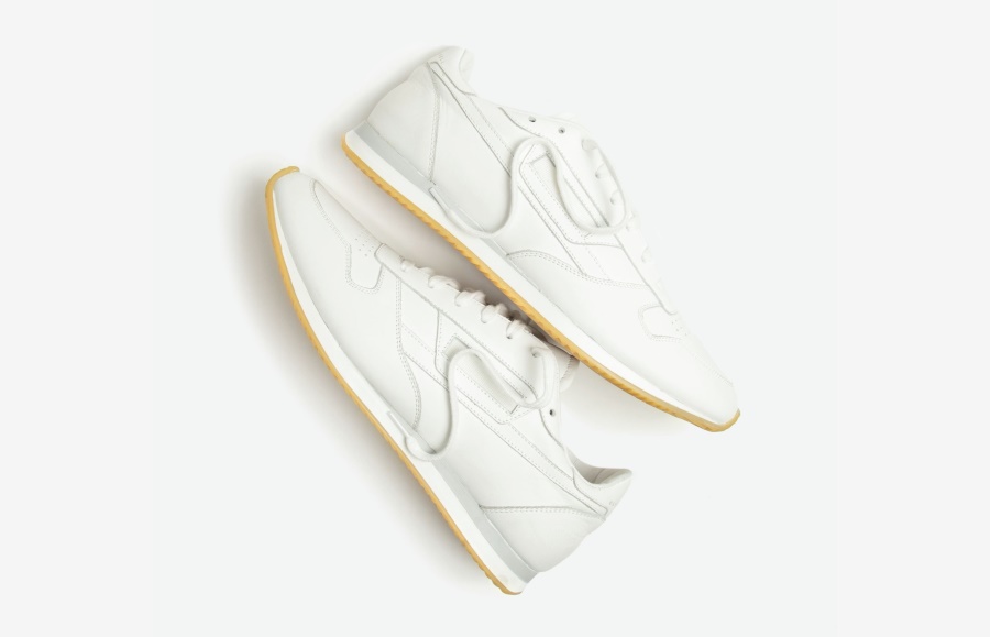 Trendiger Oliver Cabell Vintage Läufer Weiß